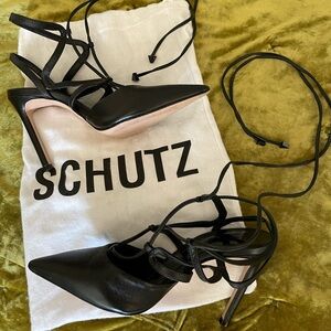 Schutz Black Heels 6.5